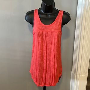 American Eagle Outfitters size S coral tank with zipper